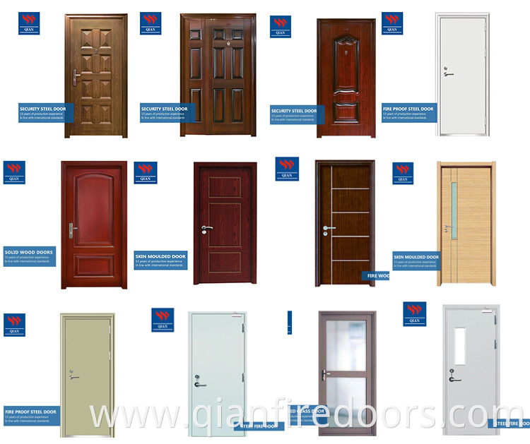 partition single wooden design doors mothproof wpc pvc composite interior room door